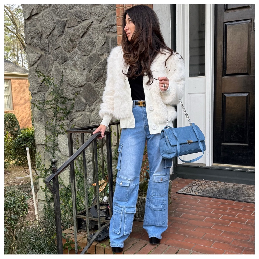 From Paris! Chic Faux Fur Jacket
